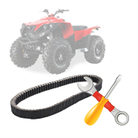 Замена ремня вариатора на квадроцикле