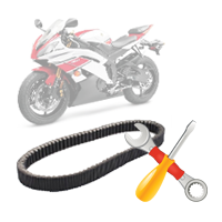 Замена приводного ремня мотоцикла