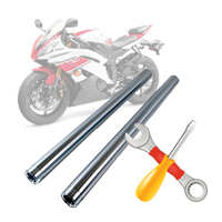 Правка пера вилки мотоцикла