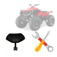 Установка задней спинки на квадроцикл