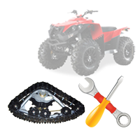 Установка гусениц на квадроцикл