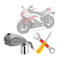 Пескоструйная обработка/чистка топливного бака (с/у с мото)