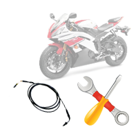 Чистка тросов газа 1 к-т  (со снятием и установкой)