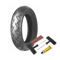 Ремонт покрышки (установка жгута)