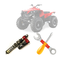 Замена амортизатора на квадроцикле