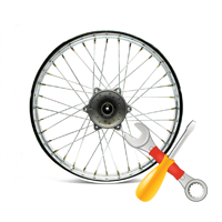 Переспицовка колеса мотоцикла