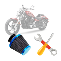 Замена воздушного фильтра (дорожный мотоцикл)