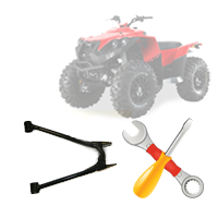 Снятие и установка рычага заднего верхнего на квадроцикле