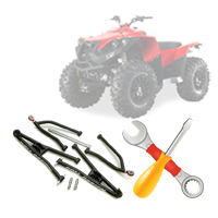 Снятие и установка рычага переднего нижнего на квадроцикле