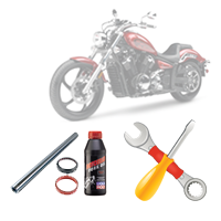 Переборка 1 пера вилки мотоцикла