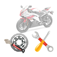 Правка тормозного диска мотоцикла