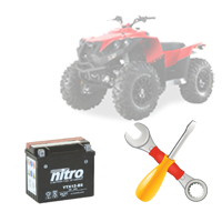 Установка АКБ квадроцикла в нештатное место