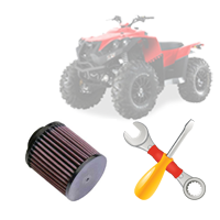 Обслуживание воздушного фильтра квадроцикла