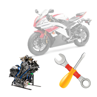 Капитальный ремонт ДВС/КПП мотоцикла со снятием и установкой